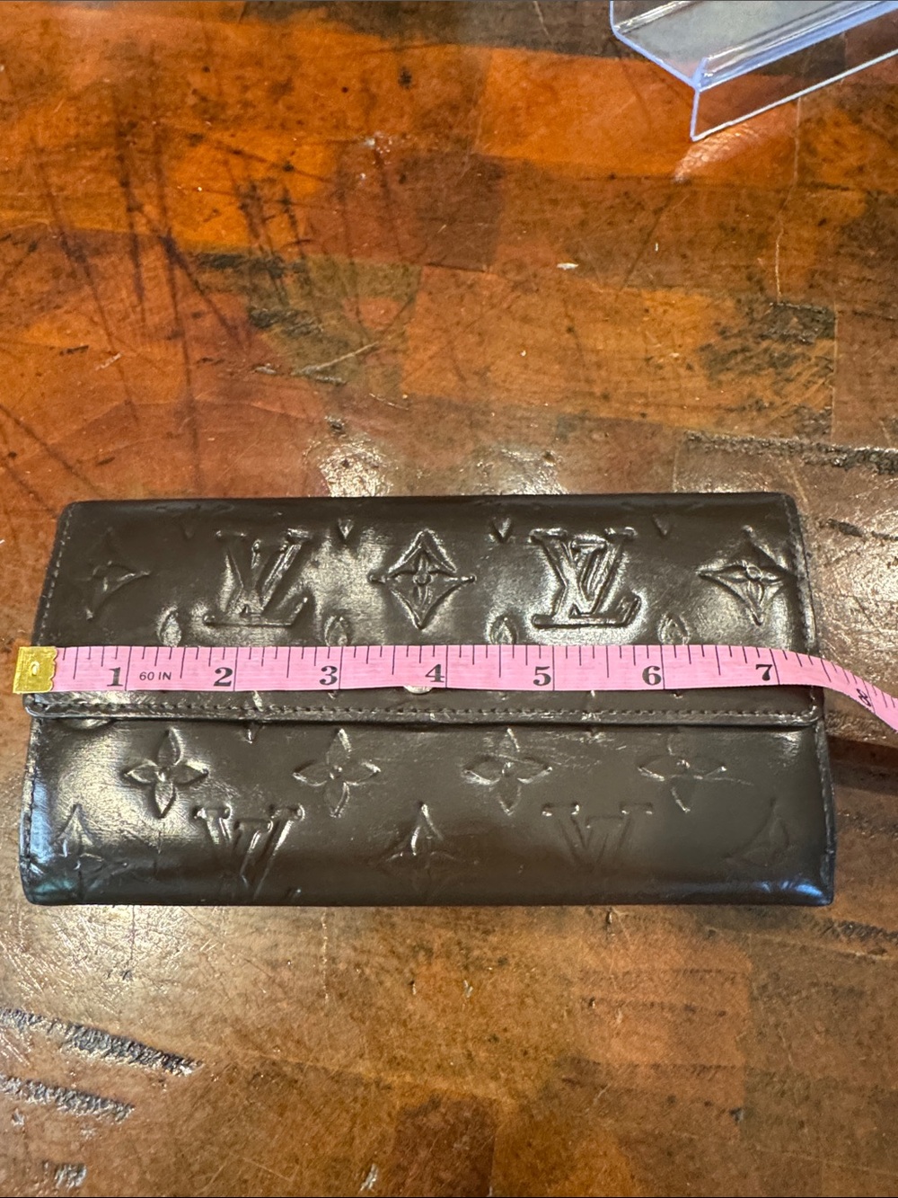 Louis Vuitton Brown Vernis Patent Leather Continental Wallet - Picture 12 of 12